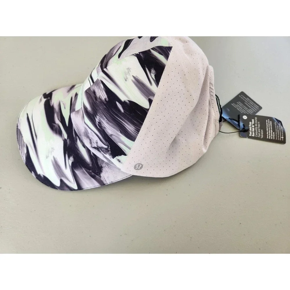 NWT Lululemon Fast Free Run Hat *Vent PGM1 Paint Glide Multi One Size $48